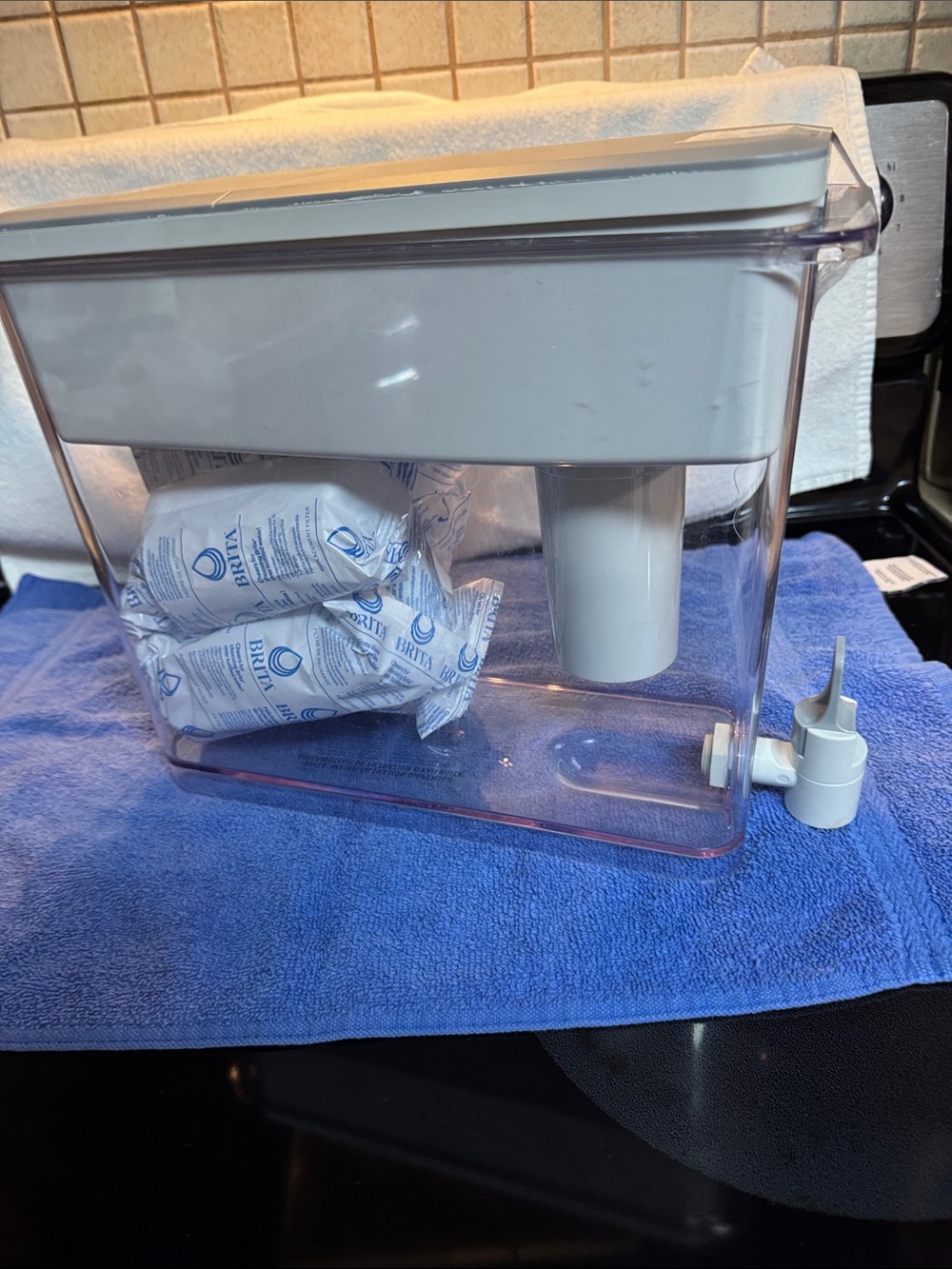 Brita XL Water Filter Dispenser for Tao & Drinking Water w/5 filters